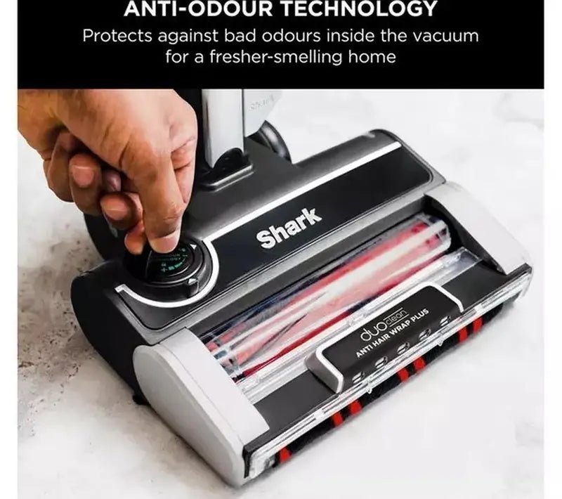 Shark Stratos HZ3000UKT Anti Hair Wrap Plus Anti-Odour Corded Stick Vacuum Cleaner - Black/Chrome | Atlantic Electrics - 41703947665631 