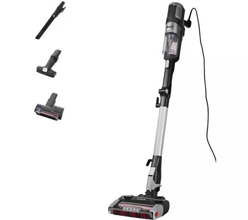 Shark Stratos HZ3000UKT Anti Hair Wrap Plus Anti-Odour Corded Stick Vacuum Cleaner - Black/Chrome | Atlantic Electrics - 41703947567327 