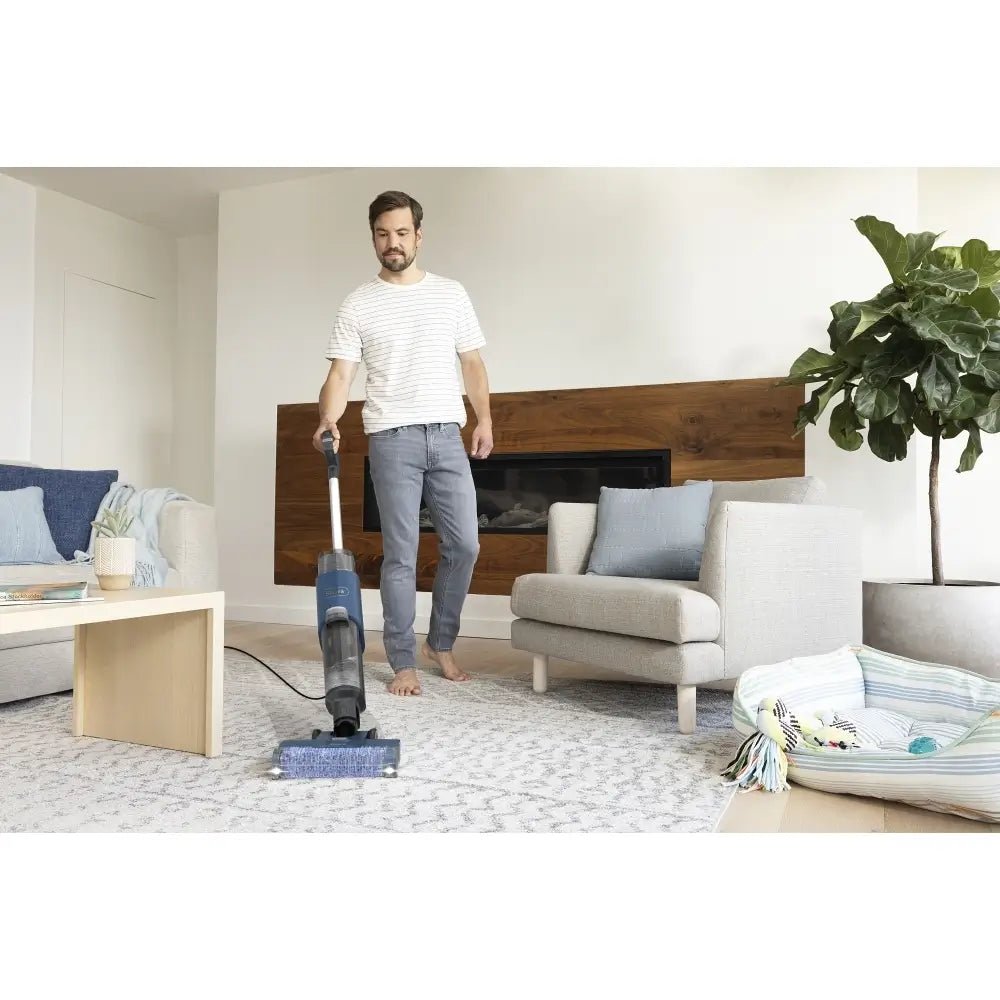 Shark WD110UK HydroVac Corded Hard Floor Wet & Dry Vacuum Cleaner - Navy Blue | Atlantic Electrics - 40643730374879 