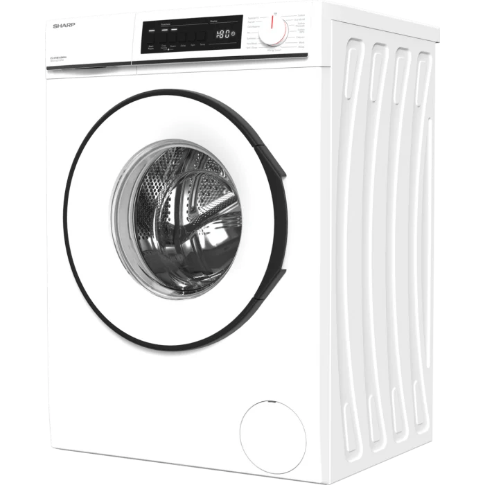 Sharp ESNFB814BWNA 8kg 1400 Spin Washing Machine - White - Atlantic Electrics - 39736380522719 