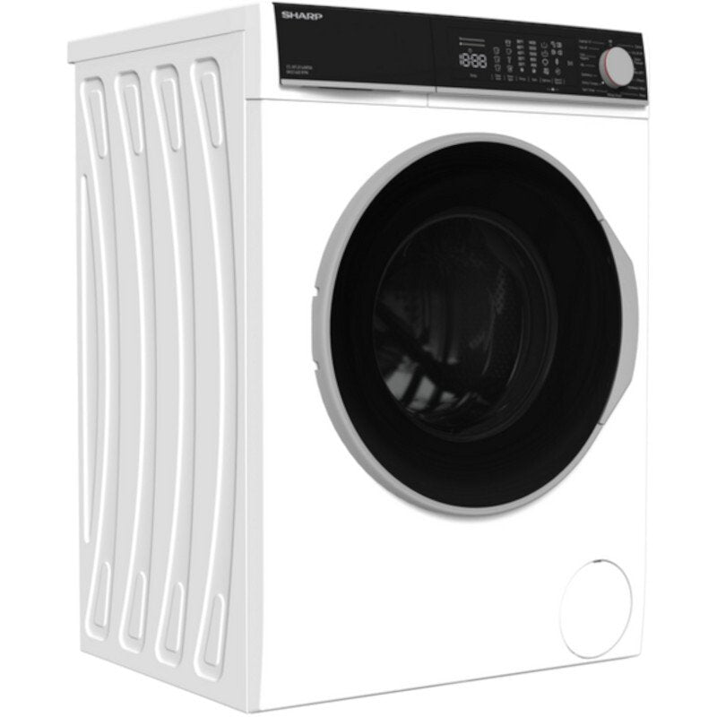 Sharp ESNFL814AWNA 8kg 1400 Spin Washing Machine - White - Atlantic Electrics - 40192754942175 