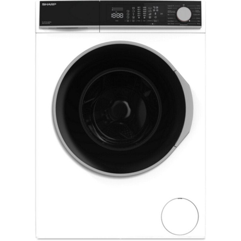 Sharp ESNFL814AWNA 8kg 1400 Spin Washing Machine - White - Atlantic Electrics - 40192754712799 