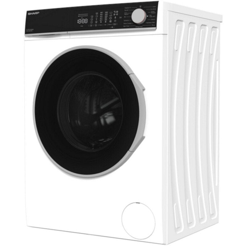 Sharp ESNFL814AWNA 8kg 1400 Spin Washing Machine - White - Atlantic Electrics - 40192754909407 