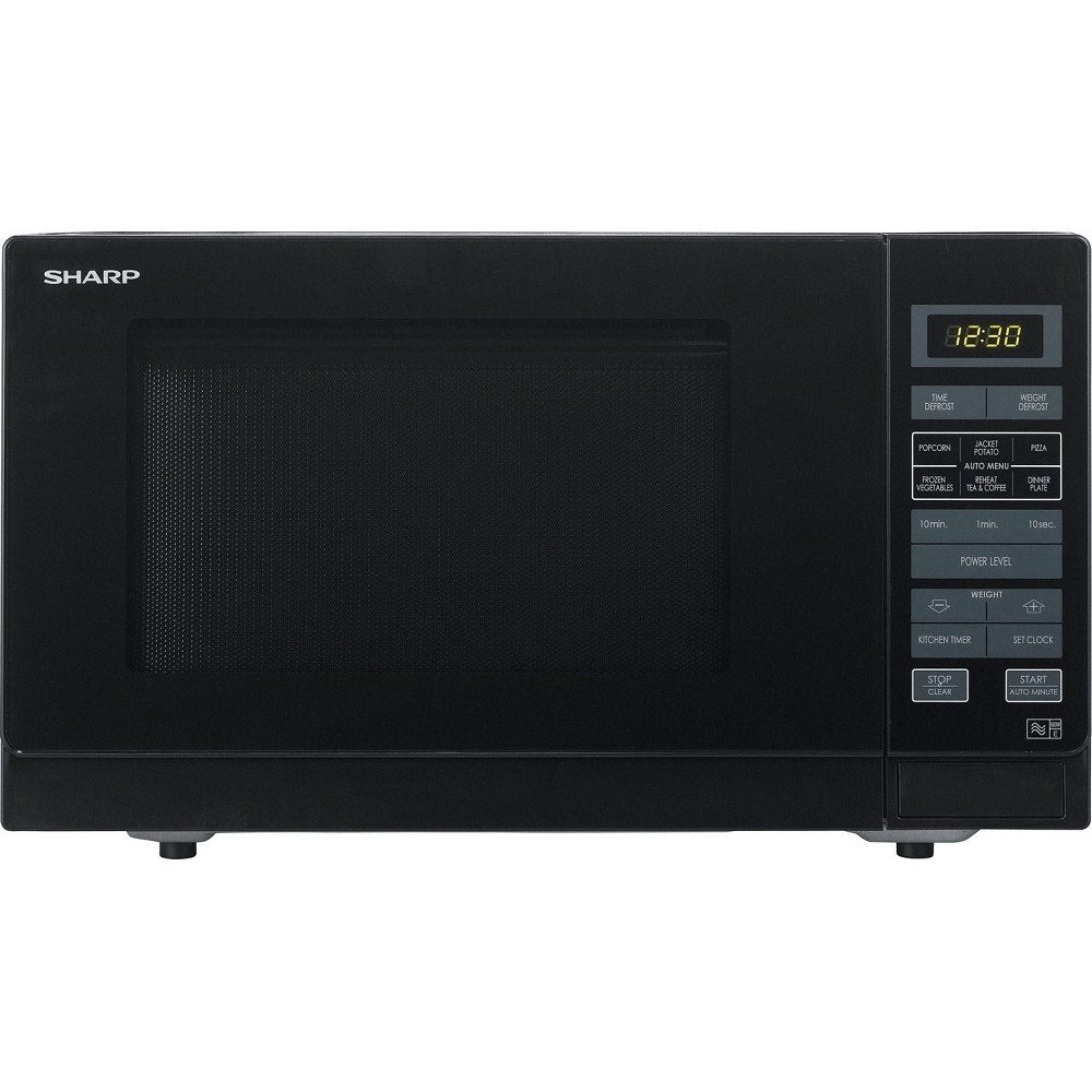 Sharp R372KM 25 Litre Solo Microwave - Black - Atlantic Electrics - 39478419194079 