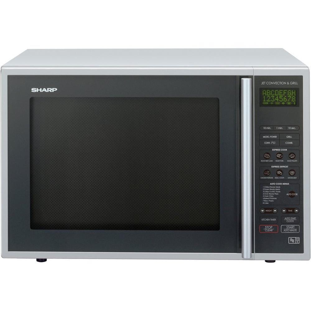 Sharp R959SLMAA 900W 40 litre Touch Control Combi Microwave Oven With Grill - Silver | Atlantic Electrics - 39478418997471 