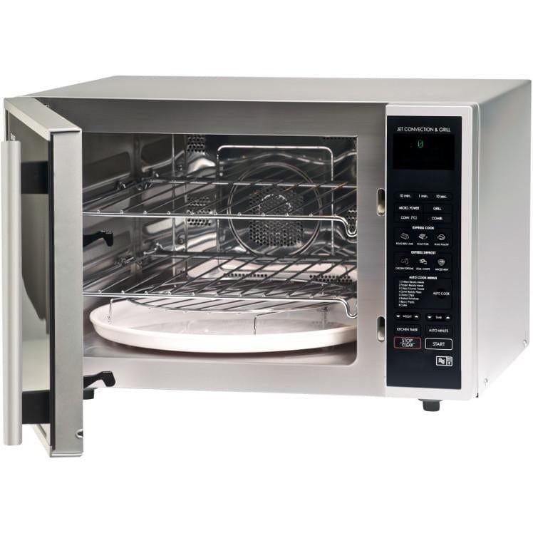 Sharp R959SLMAA 900W 40 litre Touch Control Combi Microwave Oven With Grill - Silver | Atlantic Electrics - 39478419030239 