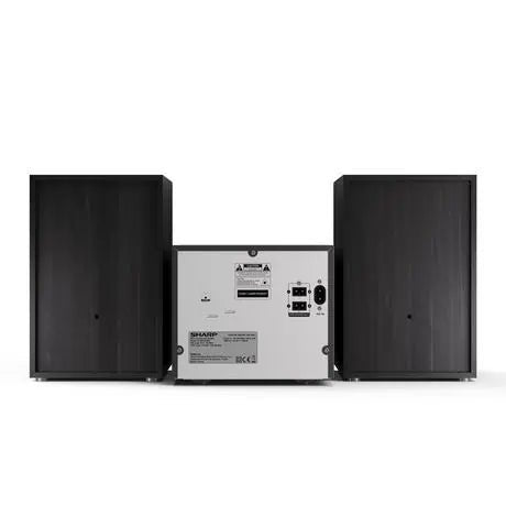 Sharp XLB517DBK Micro Hi-Fi Sound System Stereo with DAB Radio, DAB+, FM, Bluetooth, CD-MP3, USB Playback Black - | Atlantic Electrics