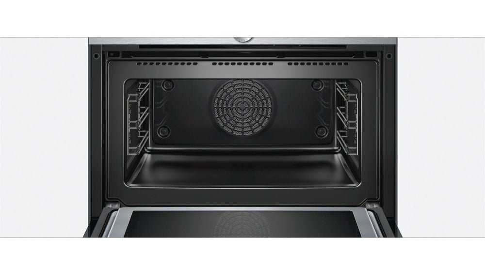 SIEMENS CM676GBS6B Built In Compact Electric Single Oven with Microwave Function - Stainless Steel - Atlantic Electrics - 39478420963551 