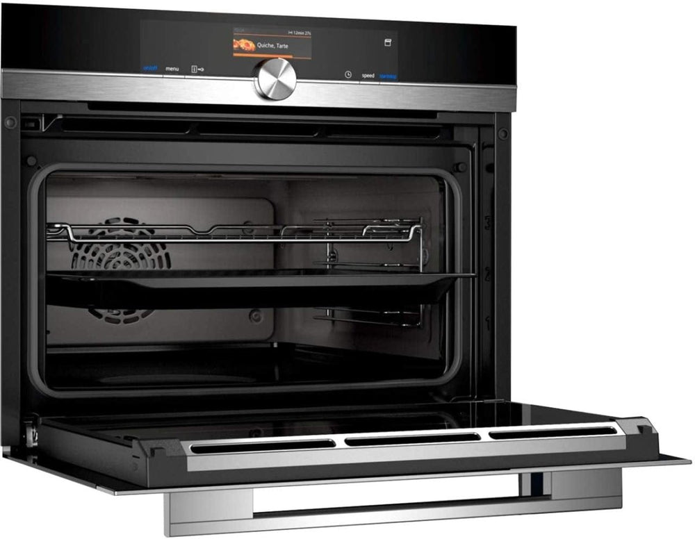 Siemens CS656GBS7B Wifi Connected Built In Compact Height Oven with Steam Function - Stainless Steel - Atlantic Electrics - 39478422143199 
