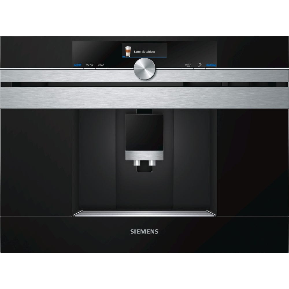 SIEMENS CT636LES6 WiFi Connected Built in Bean to Cup Coffee Machine - Stainless Steel - Atlantic Electrics - 39478420603103 