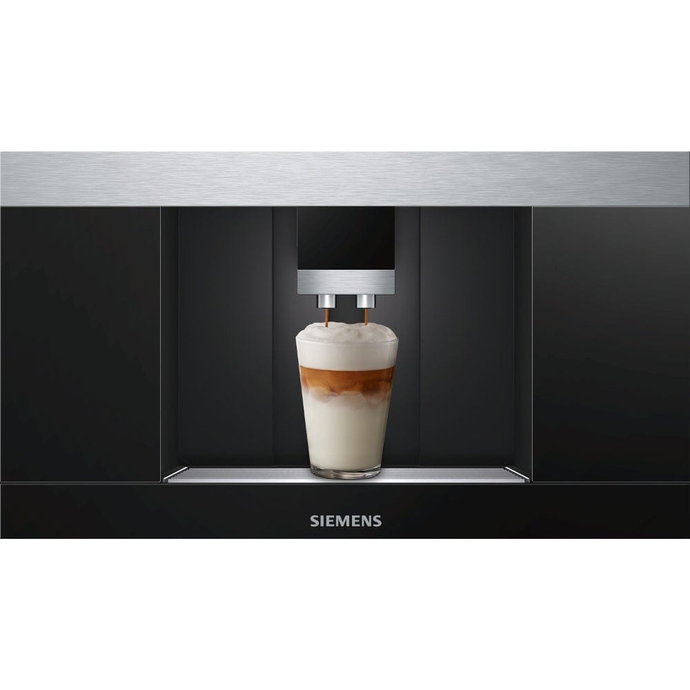 SIEMENS CT636LES6 WiFi Connected Built in Bean to Cup Coffee Machine - Stainless Steel | Atlantic Electrics - 39478420799711 