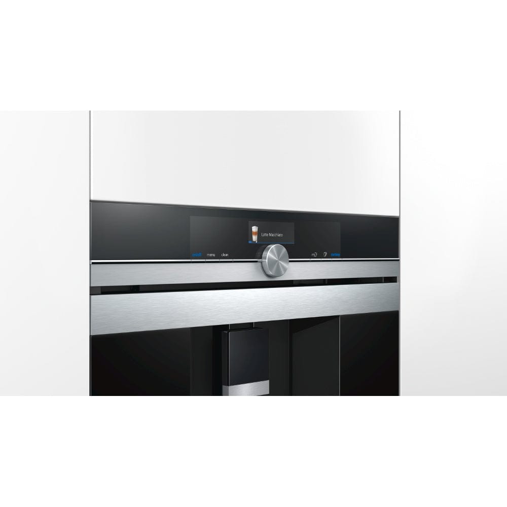 SIEMENS CT636LES6 WiFi Connected Built in Bean to Cup Coffee Machine - Stainless Steel | Atlantic Electrics - 39478420832479 