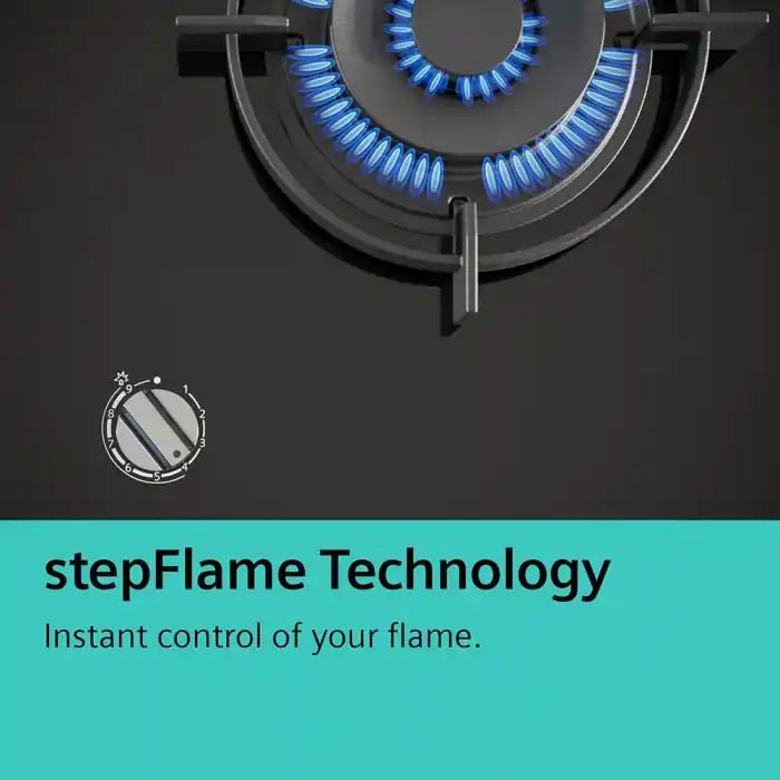 Siemens ER3A6AB70 iQ700 30cm Domino Wok Burner Gas Hob - Black | Atlantic Electrics - 40626320277727 