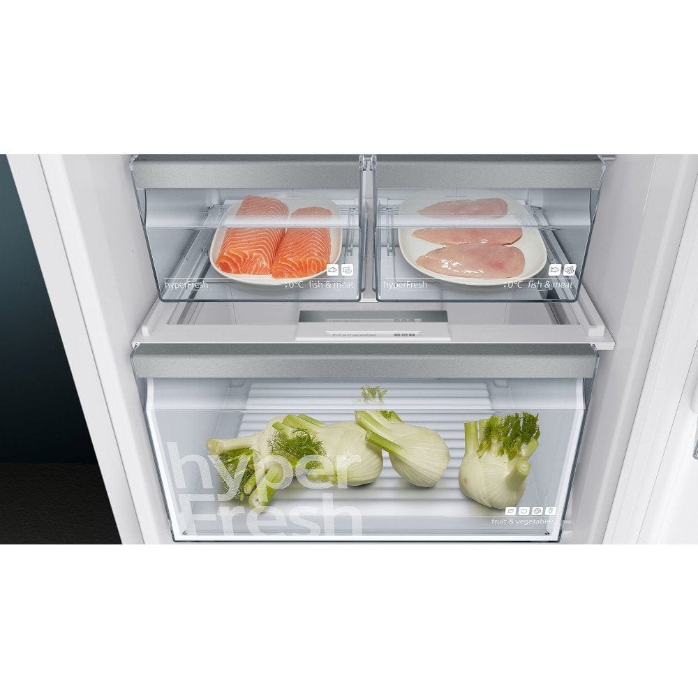 Siemens extraKlasse KG39NEWEAG 366 Liters Fridge Freezer Frost Free White - Atlantic Electrics - 39478421389535 