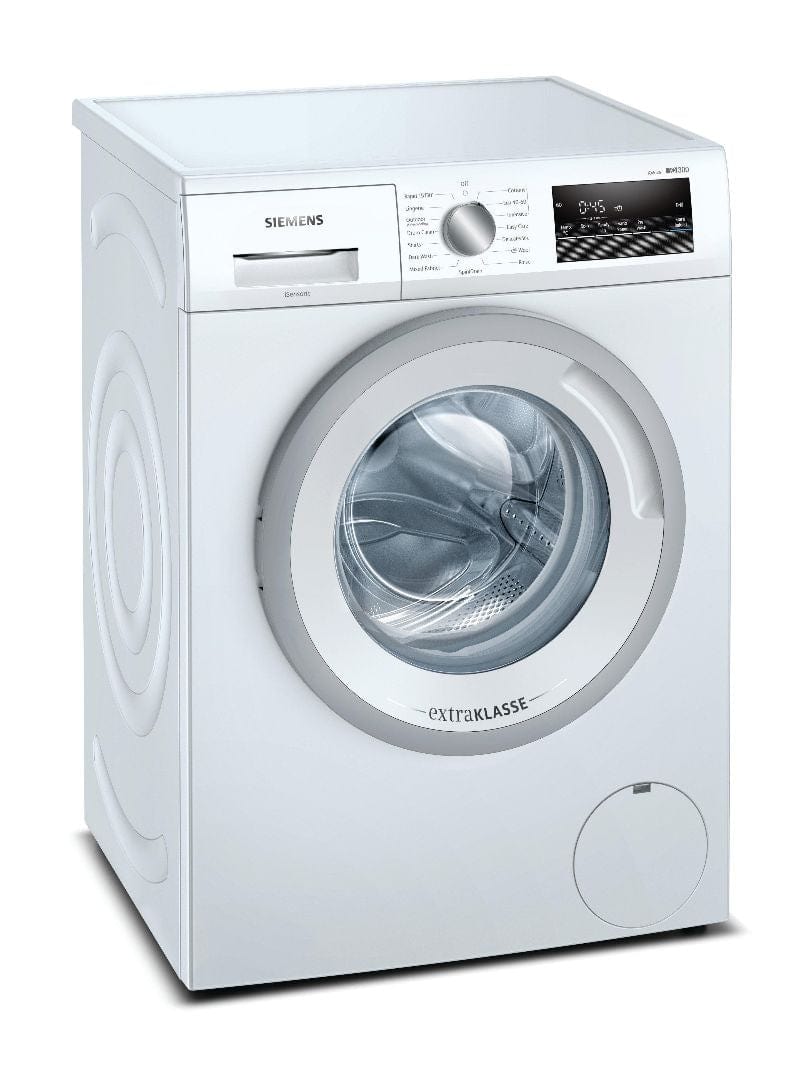 Siemens extraKlasse WM14N191GB 7kg 1400 Spin Washing Machine with EcoSilence Drive - White | Atlantic Electrics - 39478419914975 