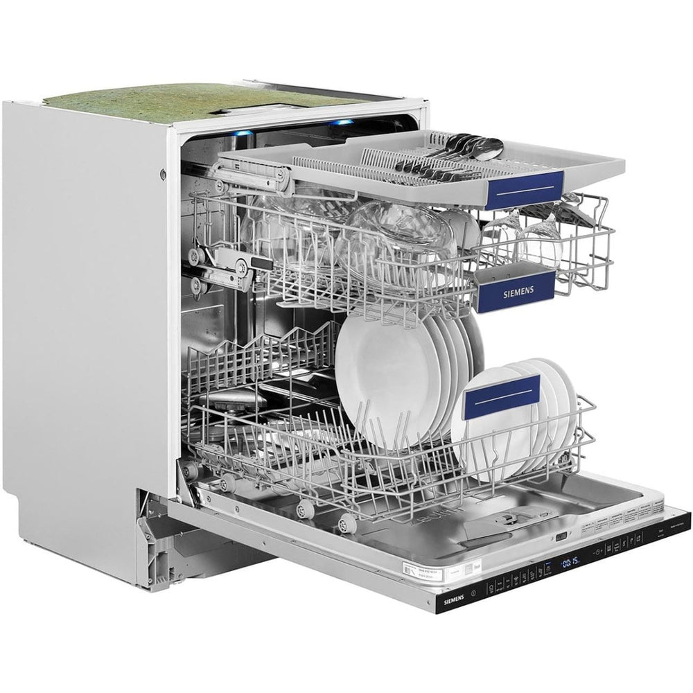 Siemens IQ-500 SN658D00MG Fully Integrated Standard Dishwasher Black Control Panel with Fixed Door Fixing Kit - Atlantic Electrics - 39478429417695 