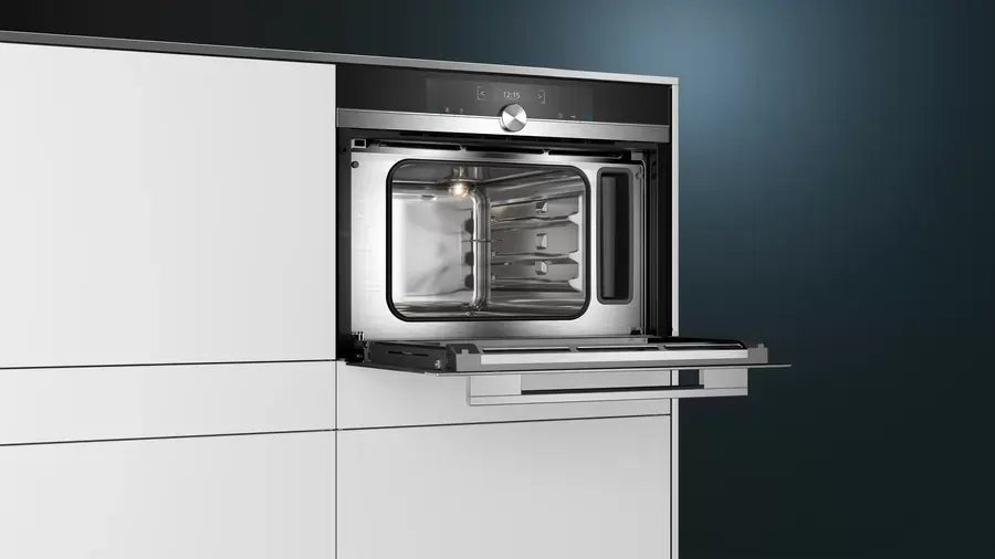 Siemens IQ-700 CD634GAS0B Built In Compact Steam Oven - Stainless Steel | Atlantic Electrics - 40626320474335 
