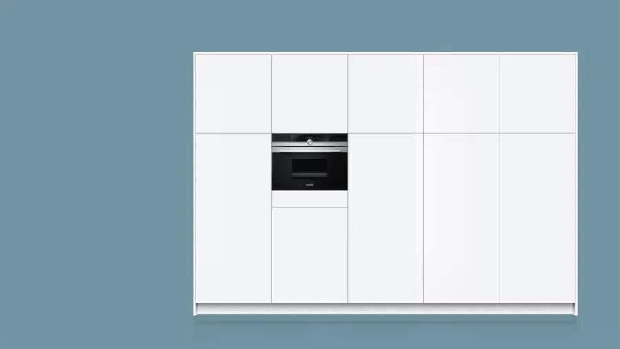 Siemens IQ-700 CD634GAS0B Built In Compact Steam Oven - Stainless Steel | Atlantic Electrics - 40626320507103 