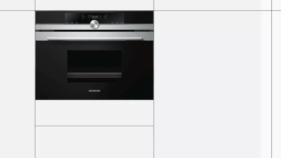 Siemens IQ-700 CD634GAS0B Built In Compact Steam Oven - Stainless Steel | Atlantic Electrics - 40626320376031 