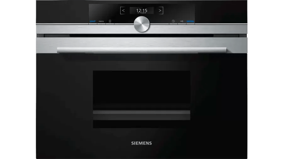 Siemens IQ-700 CD634GAS0B Built In Compact Steam Oven - Stainless Steel - Atlantic Electrics - 40626320343263 