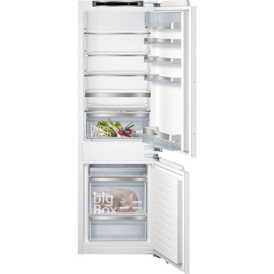 Siemens KI86SAFE0G iQ500 LowFrost 60-40 Split Integrated Fridge Freezer With HyperFreshPlus Box | Atlantic Electrics