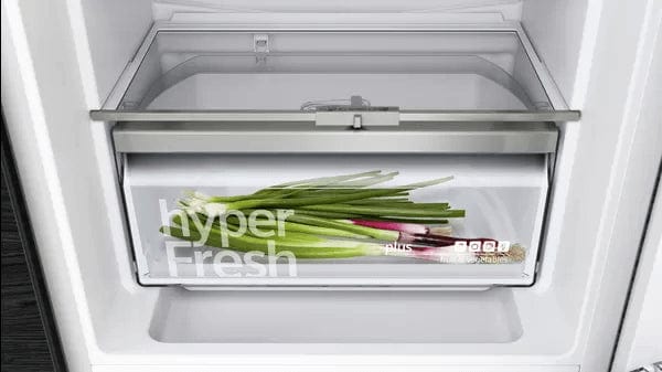 Siemens KI86SAFE0G iQ500 LowFrost 60-40 Split Integrated Fridge Freezer With HyperFreshPlus Box | Atlantic Electrics - 39478426861791 