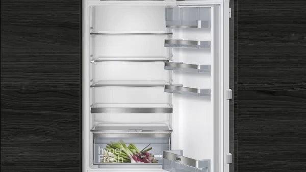 Siemens KI86SAFE0G iQ500 LowFrost 60-40 Split Integrated Fridge Freezer With HyperFreshPlus Box | Atlantic Electrics - 39478426763487 