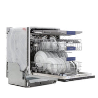 Thumbnail Siemens SN636X00KG Built In Fully Integrated Dishwasher Black Control Panel Place Settings - 39478434431199