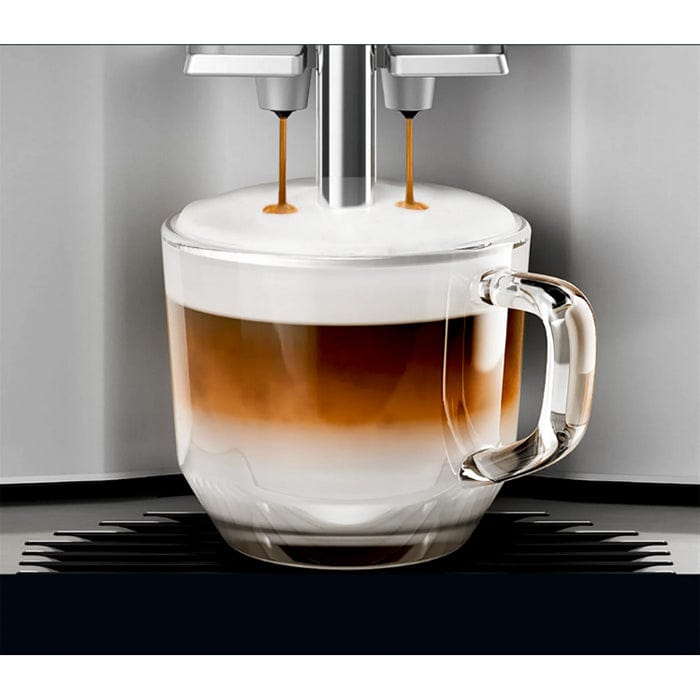 Siemens TI353201GB EQ.300 Freestanding Fully Automatic Bean to Cup Coffee Machine - Graphite Silver - Atlantic Electrics - 39478427484383 
