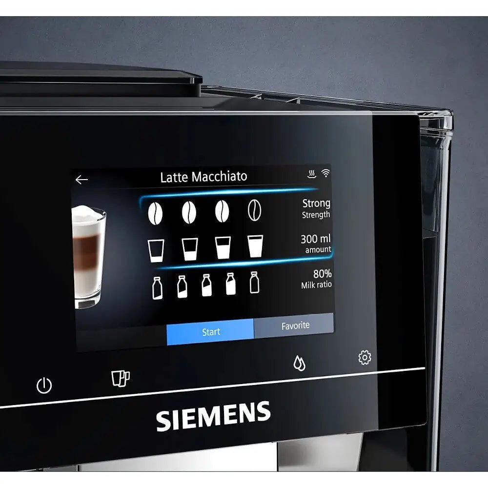 Siemens TP705GB1 EQ700 Home Connect Bean to Cup Fully Automatic Freestanding Coffee Machine, Graphite - Atlantic Electrics - 40157550182623 