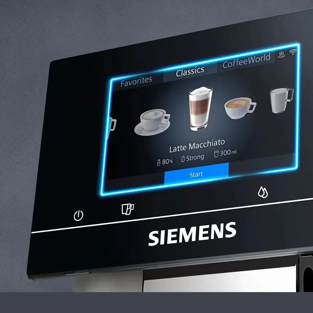 Siemens TP705GB1 EQ700 Home Connect Bean to Cup Fully Automatic Freestanding Coffee Machine, Graphite - Atlantic Electrics - 40157550215391 