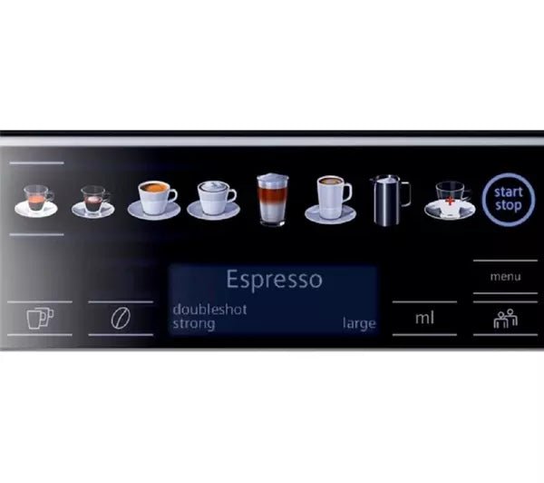 Siemens TQ503GB1 EQ500 Bean to Cup Fully Automatic Freestanding Coffee Machine - Black - | Atlantic Electrics - 40770239463647 