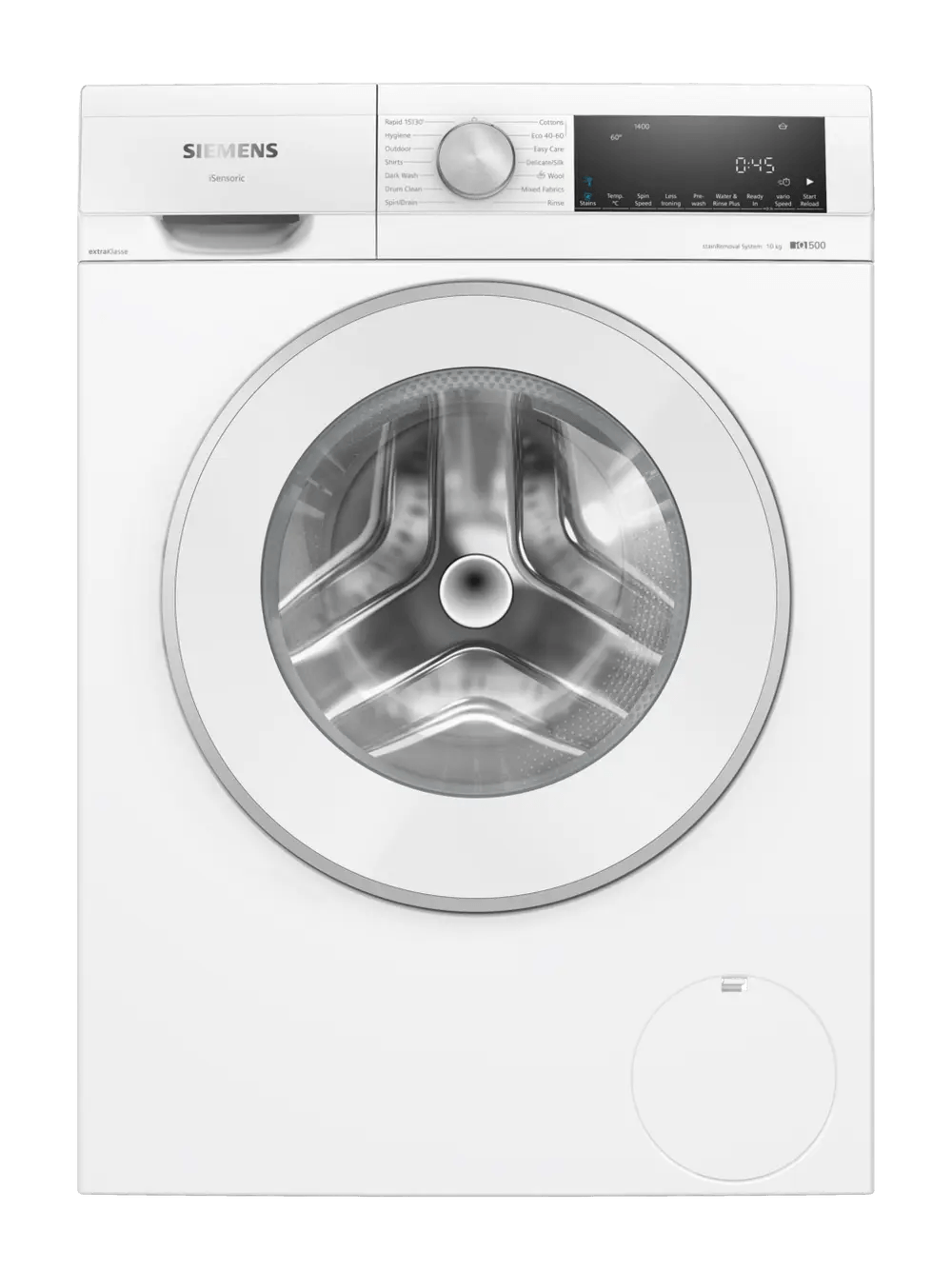 Siemens WG54G210GB 10kg 1400 Spin Washing Machine - White - Atlantic Electrics - 39724321079519 