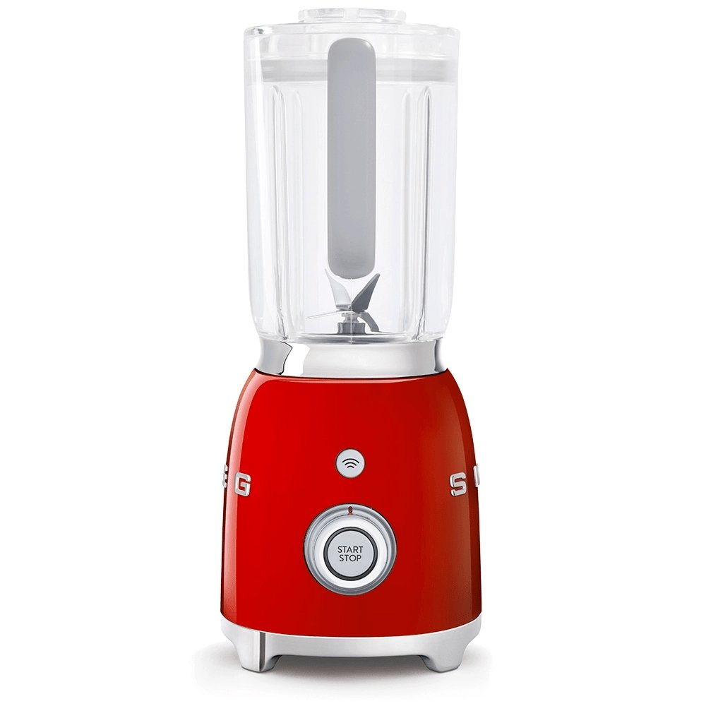 SMEG BLF01RDUK 50's Style Blender, 4 Speeds, 800W, 19.7cm Wide - Red | Atlantic Electrics