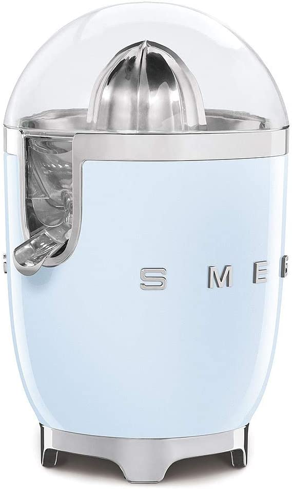 Smeg CJF01PBUK 50's Retro Style Citrus Juicer - Pastel Blue | Atlantic Electrics - 39478428860639 