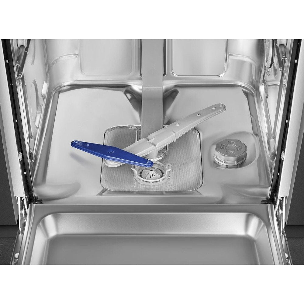 Smeg DIA211DS 59.8cm Wide Fully Integrated Standard Dishwasher, 13 Place Settings - Black Control Panel | Atlantic Electrics - 39478433743071 