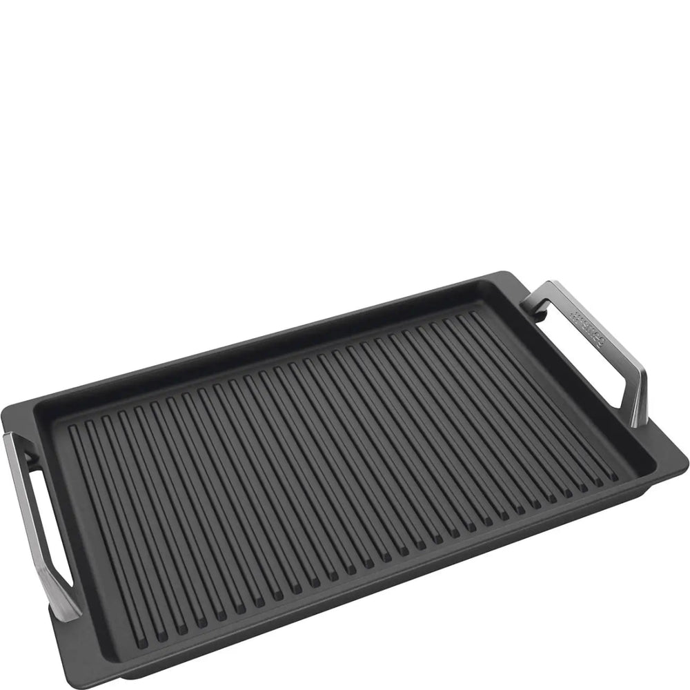 Smeg GRILLPLATE Griddle Hob and Cooker Accessory - 41cm Wide - Atlantic Electrics - 40452280123615 