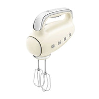Thumbnail Smeg HMF01CRUK 50's Style Lightweight Electric Hand Mixer, Includes 2 Dough Hooks, 2 Optimus Whisks and 2 Wire Whisks - 40236846481631