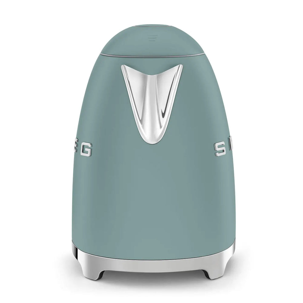 SMEG KLF03EGMUK 3kW 1.7 Litre 50s Style Cordless Kettle - Emerald Green | Atlantic Electrics - 41098355474655 