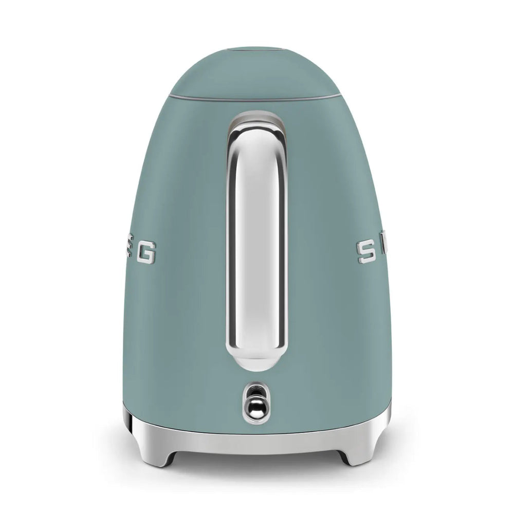 SMEG KLF03EGMUK 3kW 1.7 Litre 50s Style Cordless Kettle - Emerald Green | Atlantic Electrics - 41098355376351 