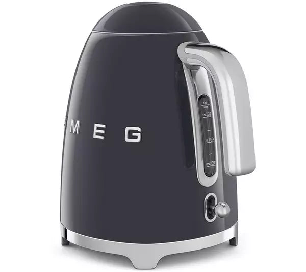 SMEG KLF03GRUK 1.7 Litre Retro Style Kettle - Grey - Atlantic Electrics - 40770242707679 