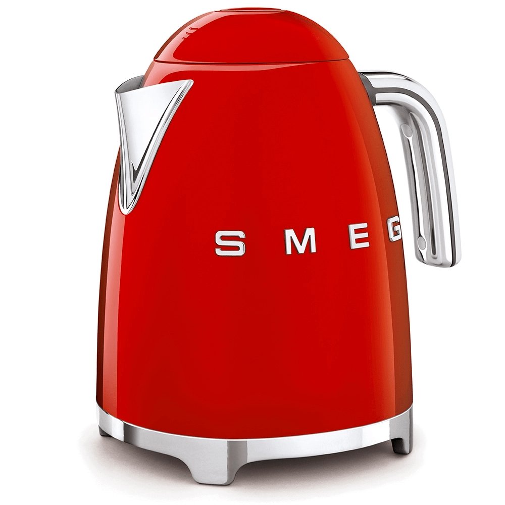 SMEG KLF03RDUK 1.7 Litre 50's Style Kettle, 22.6cm Wide - Red | Atlantic Electrics