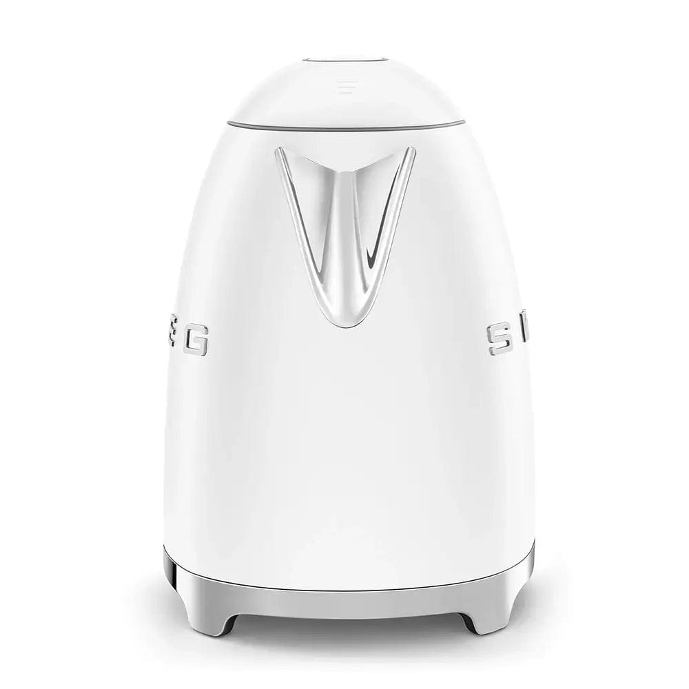 Smeg KLF03WHMUK 1.7 Litre 50's Style Kettle, 22.6cm Wide - Matte White | Atlantic Electrics - 39478439575775 