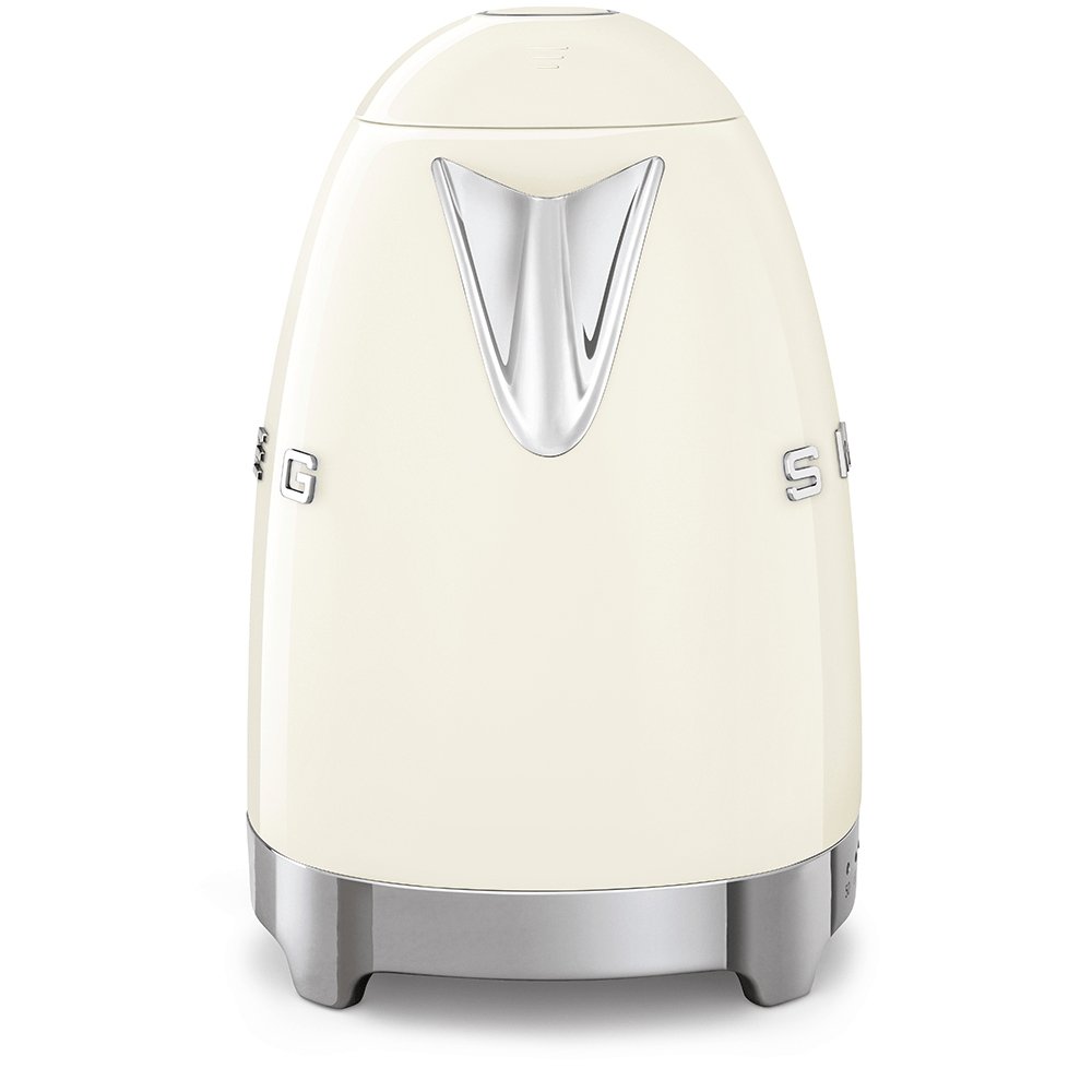 SMEG KLF04CRUK 1.7 Litre 50's Style Kettle, Temperature Control, 22.6cm Wide - Cream | Atlantic Electrics