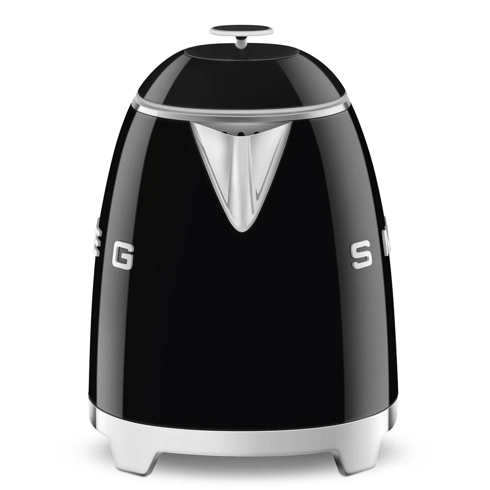 Smeg KLF05BLUK 0.8L Mini Kettle Black, Retro 50's Style, Anti-Slip Base, Auto Shut Off, 1400W | Atlantic Electrics - 40182537748703 