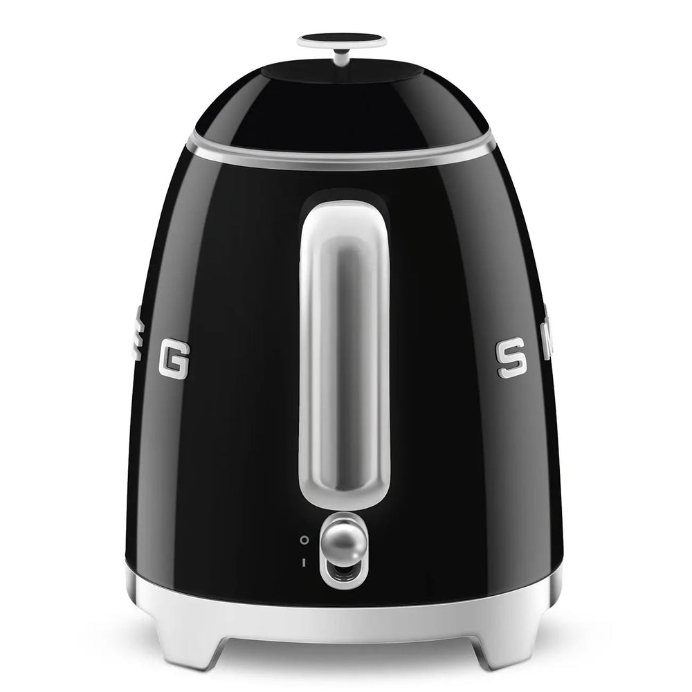 Smeg KLF05BLUK 0.8L Mini Kettle Black, Retro 50's Style, Anti-Slip Base, Auto Shut Off, 1400W | Atlantic Electrics - 40182537945311 