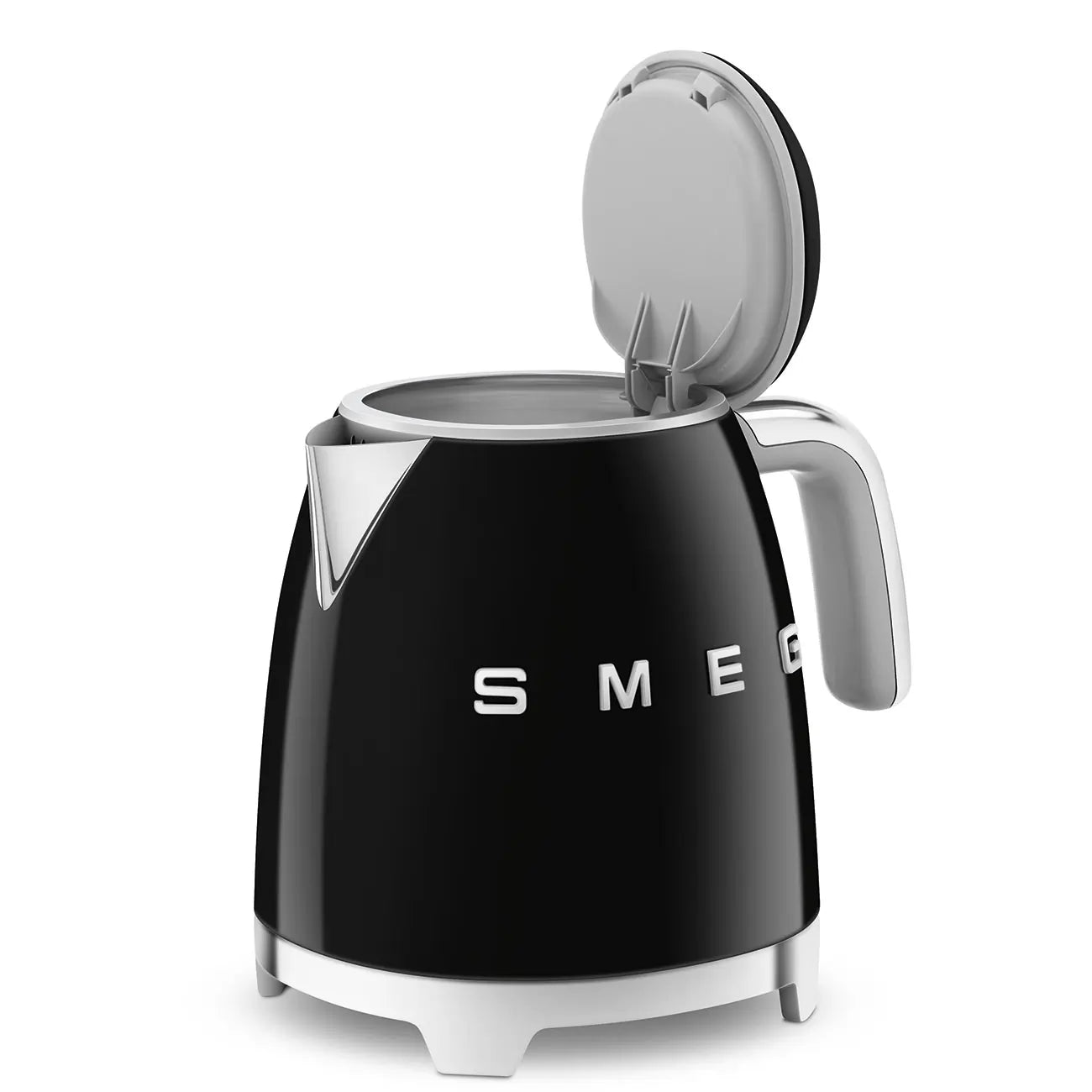 Smeg KLF05BLUK 0.8L Mini Kettle Black, Retro 50's Style, Anti-Slip Base, Auto Shut Off, 1400W | Atlantic Electrics