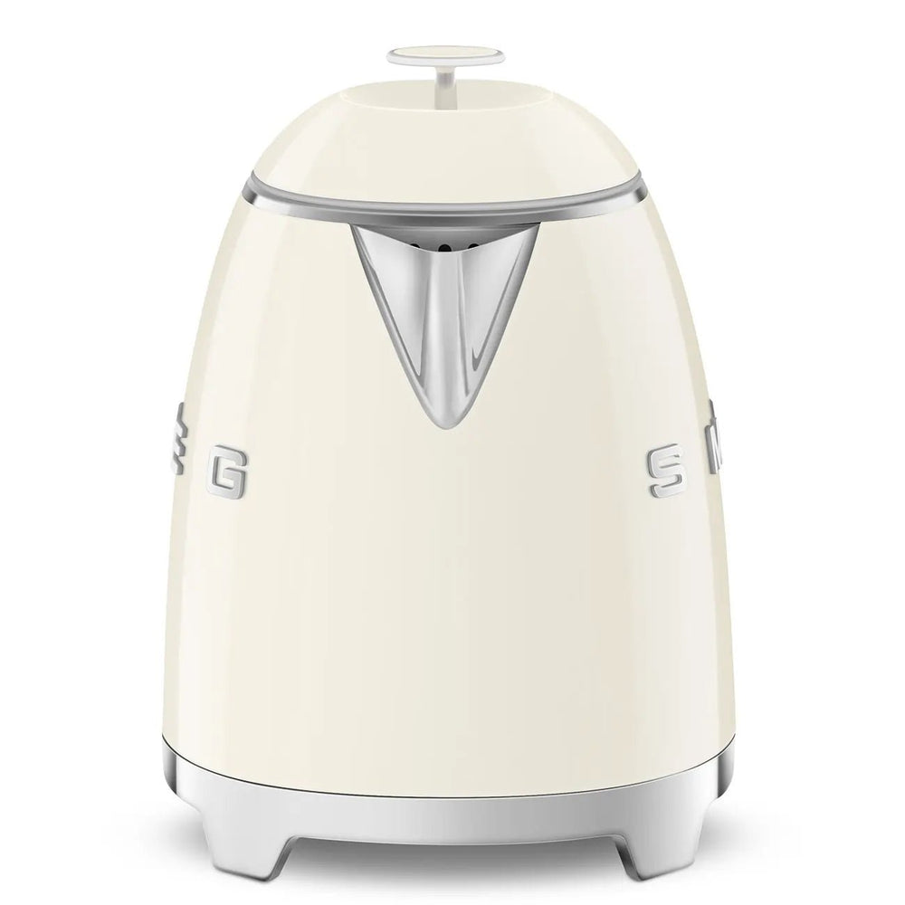 Smeg KLF05CRUK 0.8L Mini Kettle Cream, Retro 50's Style, Anti-Slip Base, Auto Shut Off, 1400W | Atlantic Electrics - 40179412107487 