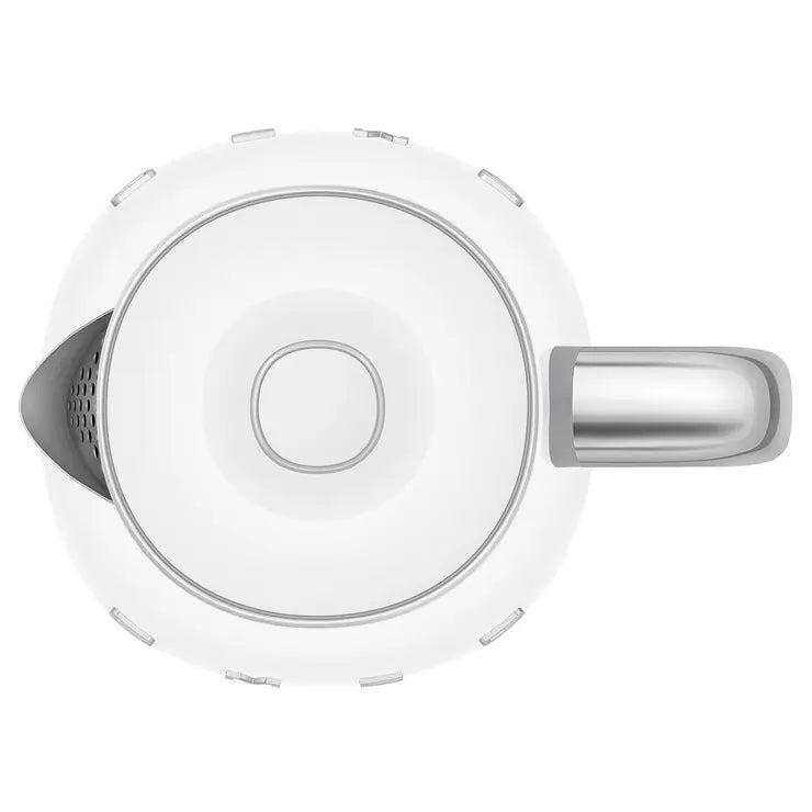 Smeg KLF05WHUK 0.8L Mini Kettle White, Retro 50's Style, Anti-Slip Base, Auto Shut Off, 1400W | Atlantic Electrics