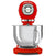 Thumbnail Smeg SMF03RDUK 50's Style Stand Mixer, 4.8 Litre Bowl Capacity, 10 Speeds, 40.5cm Wide - 39478452584671